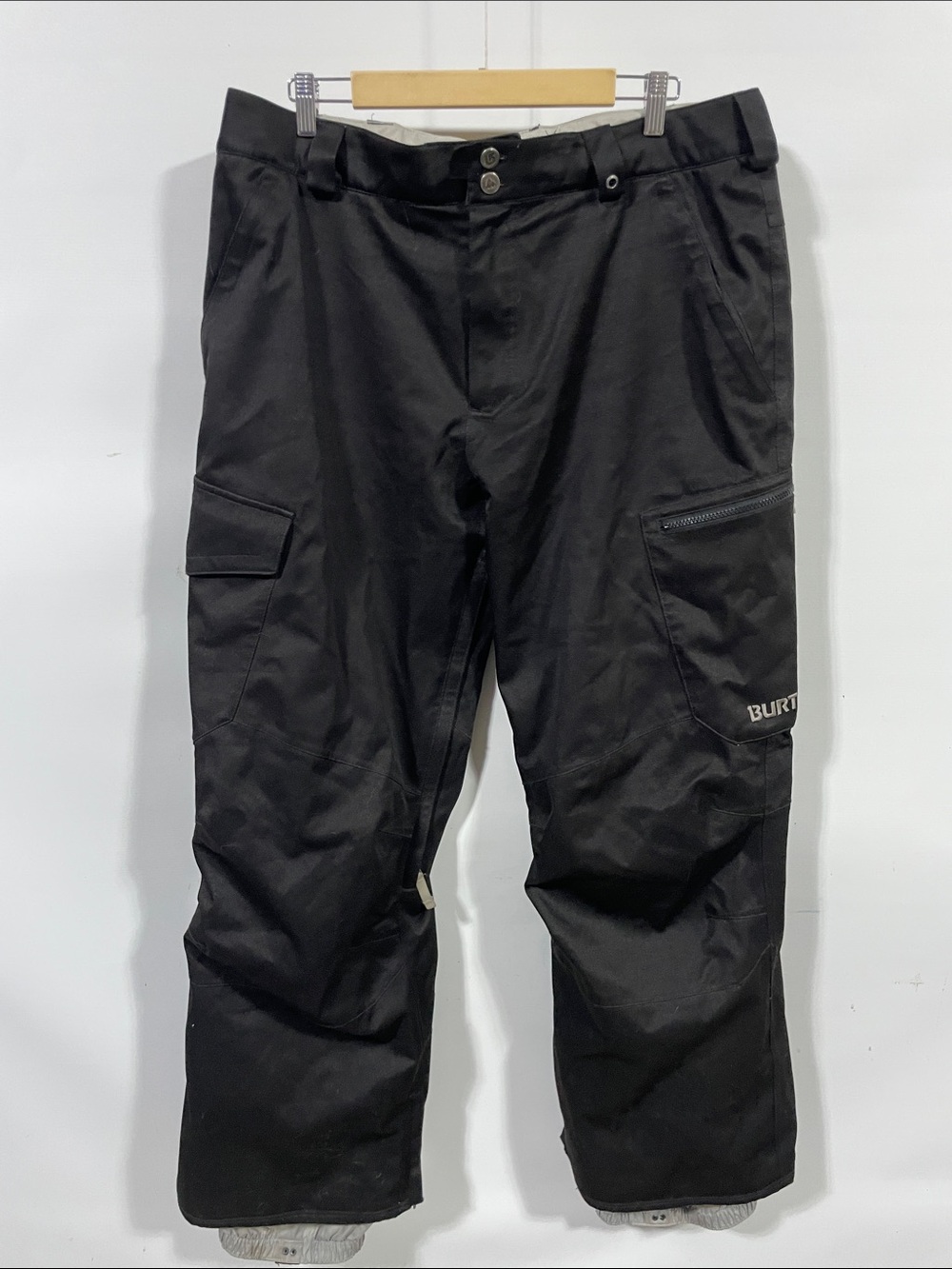 Burton Black Cargo Snow Pants with Multiple Pockets